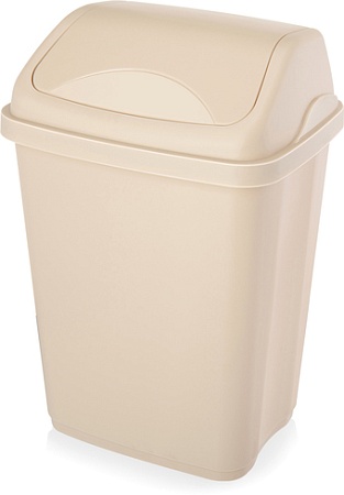 Мусорное ведро Эльфпласт Ultra EP589 (10 л, серо-бежевый)