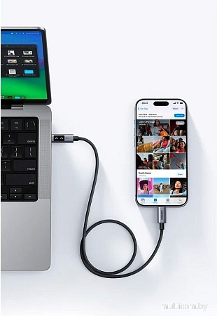 Кабель Ugreen L509 35513 USB Type-C - USB Type-C (3 м, серый)