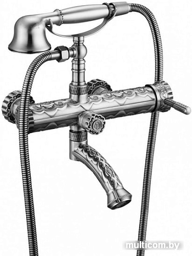 Смеситель ZorG A 100W-SL (античное серебро)