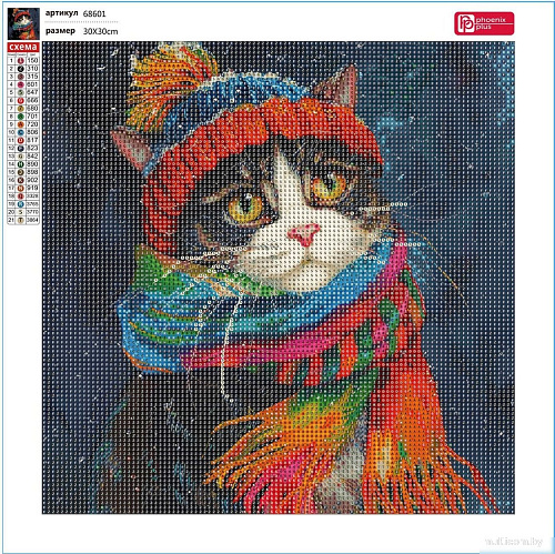 Феникс+ Зимний кот 68601