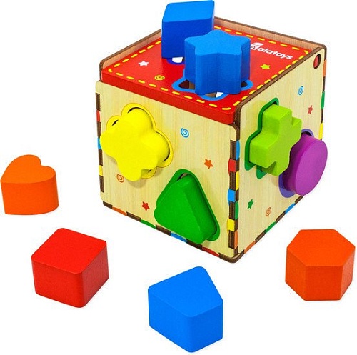 Сортер Alatoys Куб СОР80
