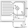 Кухонная мойка IDDIS Strit STR78SDi77