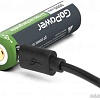 Аккумулятор GoPower 18650 3000mAh 00-00019621 1шт