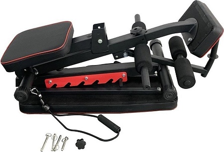 Силовая скамья Calviano 1003 (черный/красный)