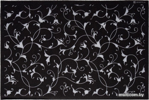 Придверный коврик Vortex Samba фотопечать Лилии 60x90 22403 (черный)