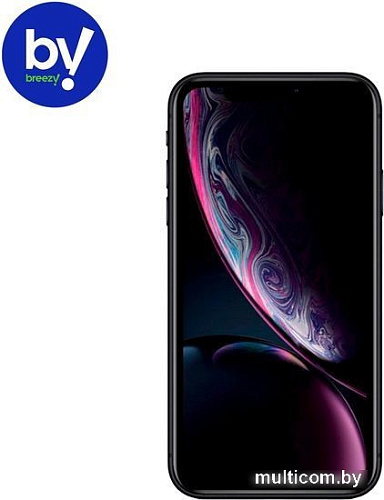 Смартфон Apple iPhone XR 64GB Воcстановленный by Breezy, грейд A (черный)